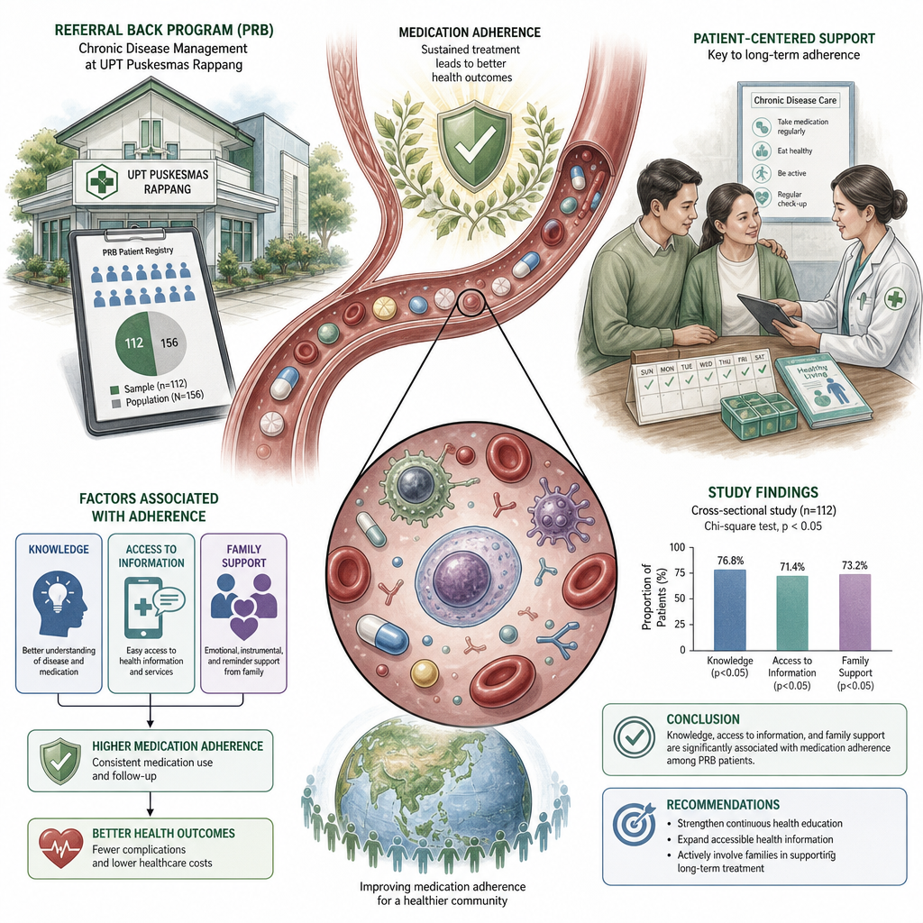 Factors Associated with Medication Adherence among Patients in  the Back-Referral Program (PRB)